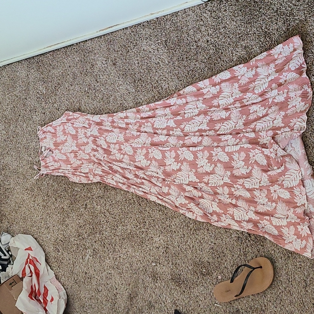 Mauve Hawaiian Maxi dress